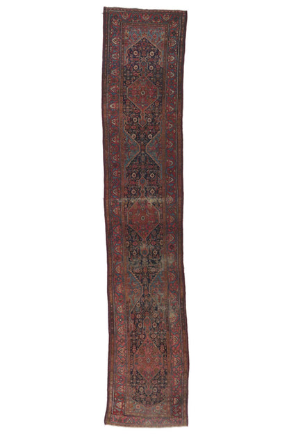 3 x 17 Antique Persian Malayer Runner 78321