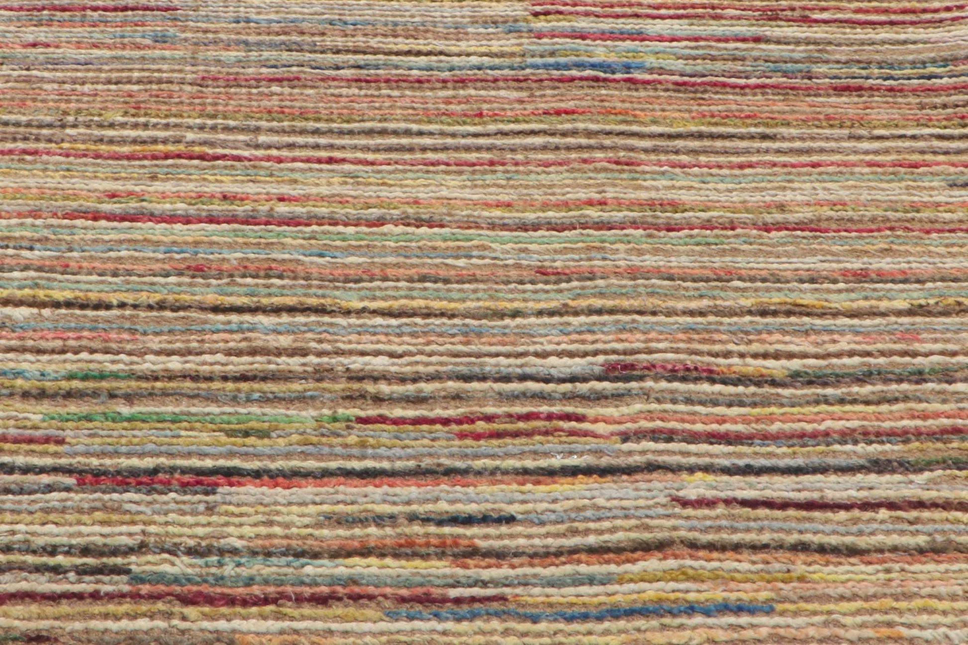 3 x 19 Earth-Tone Moroccan Rug 80772