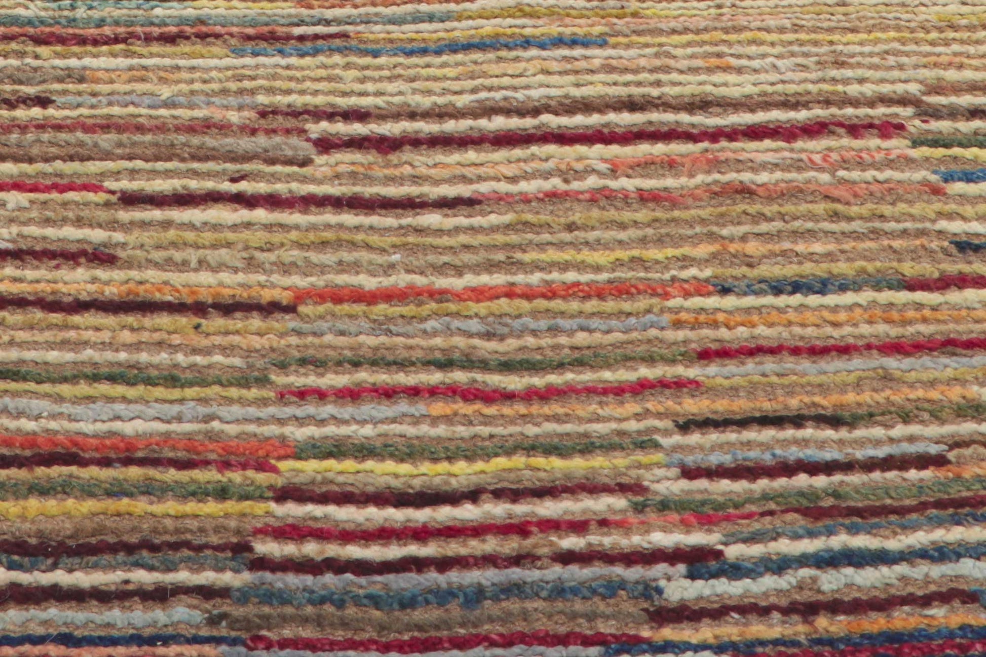 3 x 19 Earth-Tone Moroccan Rug 80772