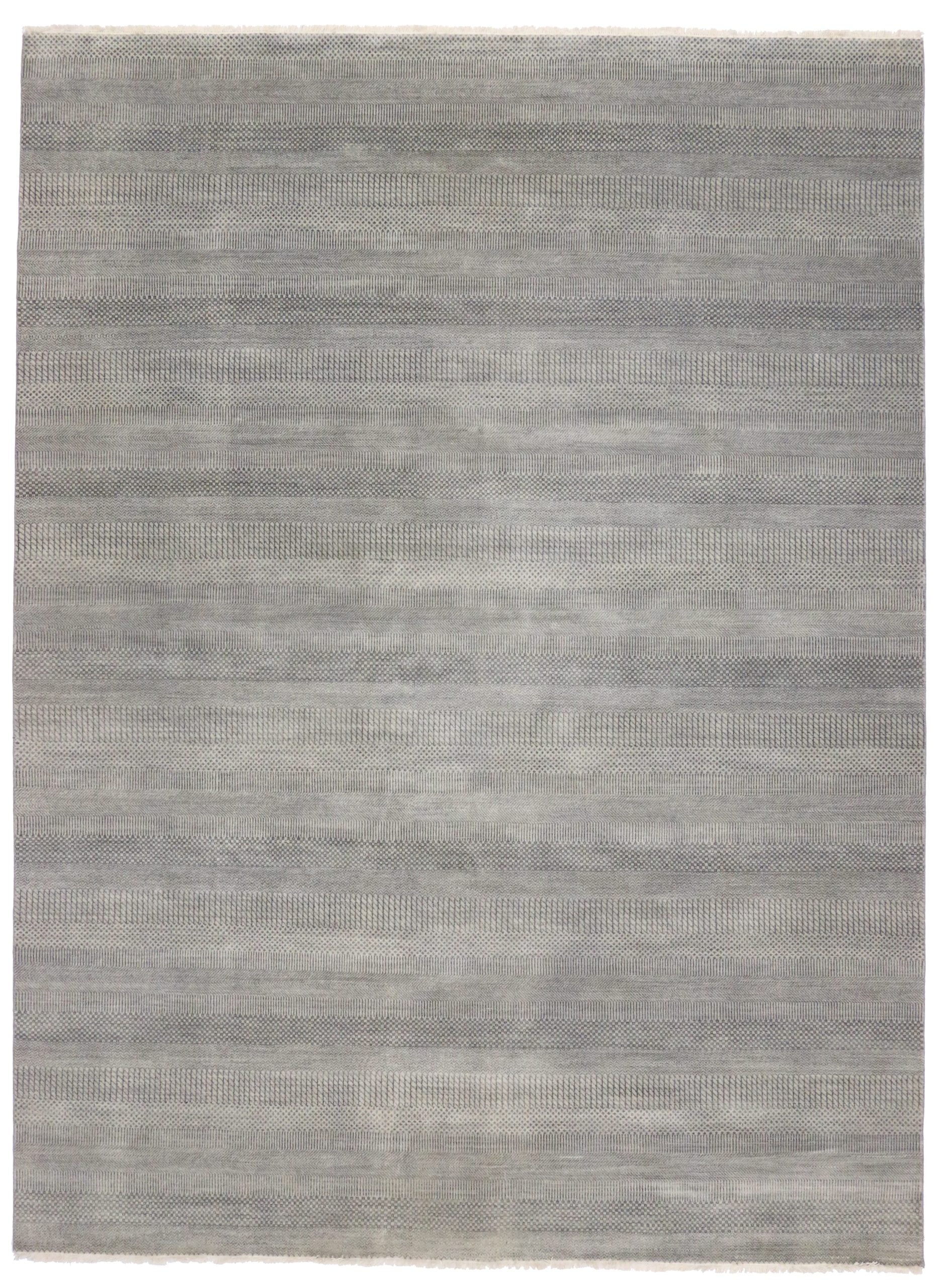 9 x 12 Gray Transitional Area Rug 30011