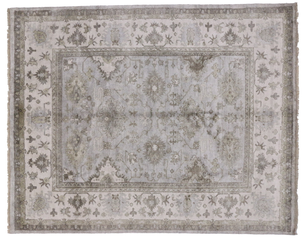8 x 10 Transitional Classic Oushak Rug 30025