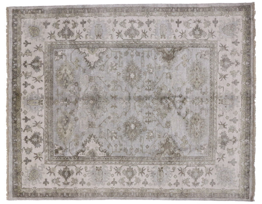 8 x 10 Transitional Classic Oushak Rug 30025