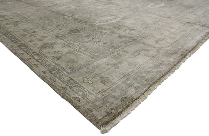 9 x 12 Modern Gray Oushak Rug 30026