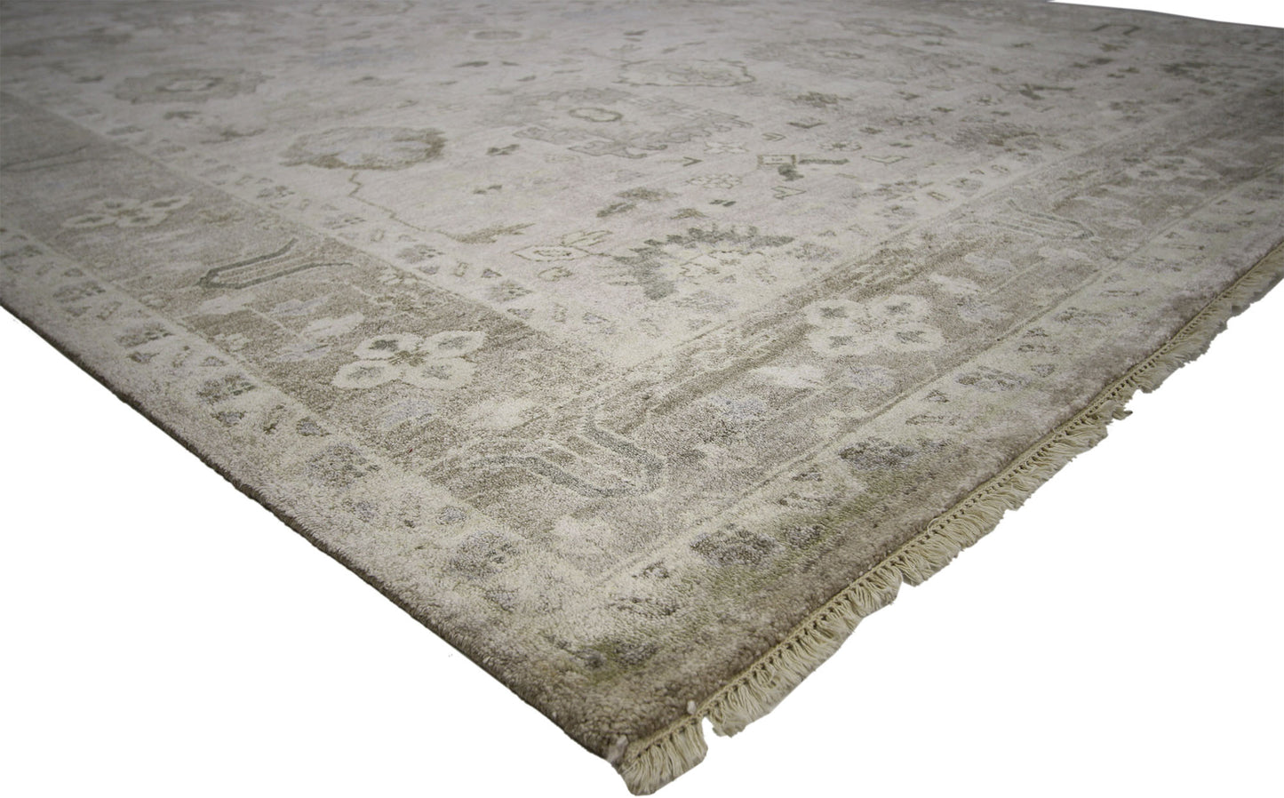 9 x 12 Transitional Classic Oushak Rug 30027