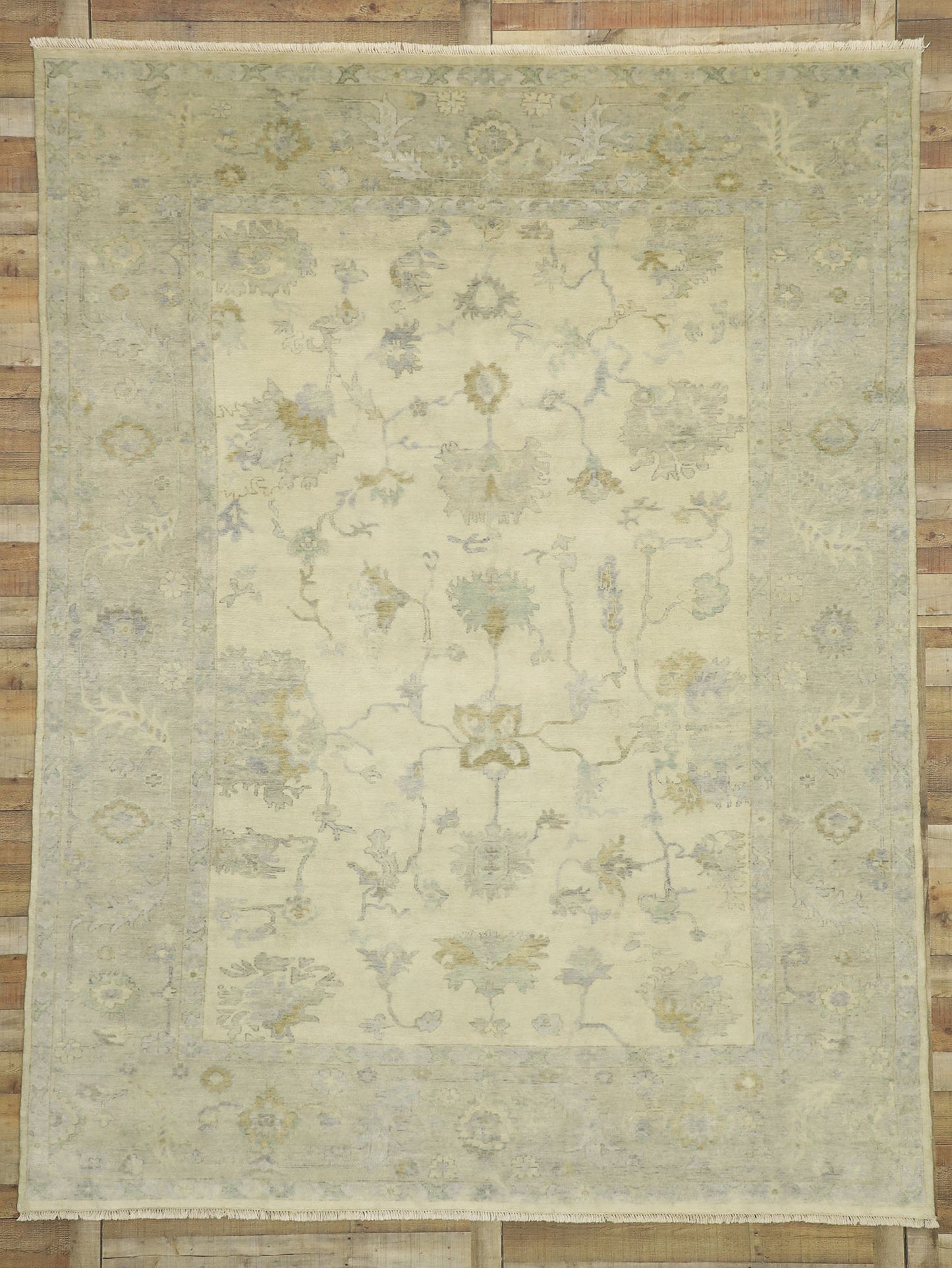 9 x 12 Transitional Classic Oushak Rug 30031