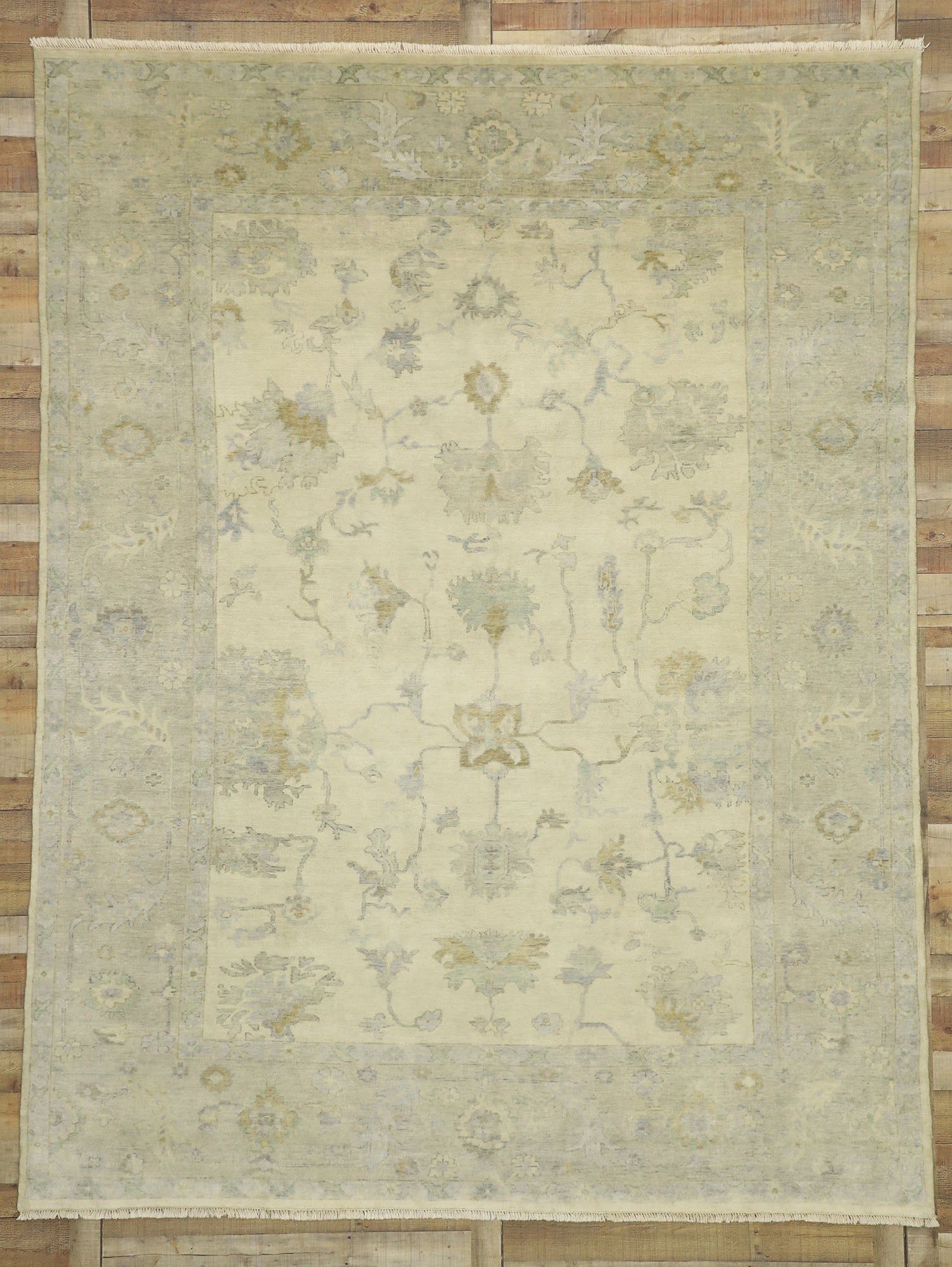 9 x 12 Transitional Classic Oushak Rug 30031