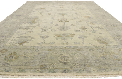 9 x 12 Transitional Classic Oushak Rug 30031