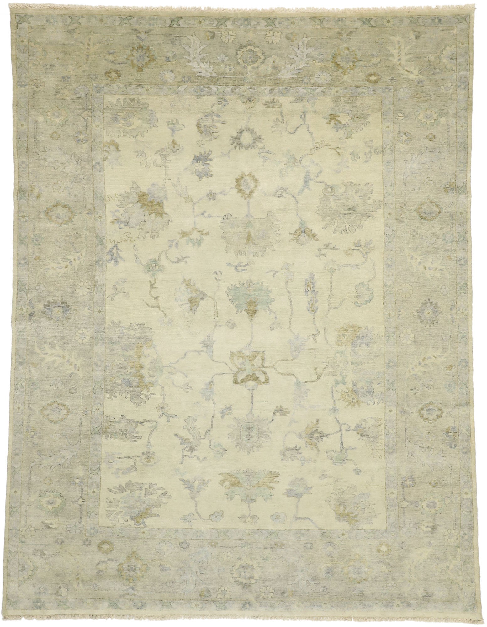 9 x 12 Transitional Classic Oushak Rug 30031