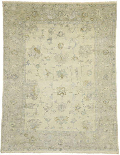 9 x 12 Transitional Classic Oushak Rug 30031