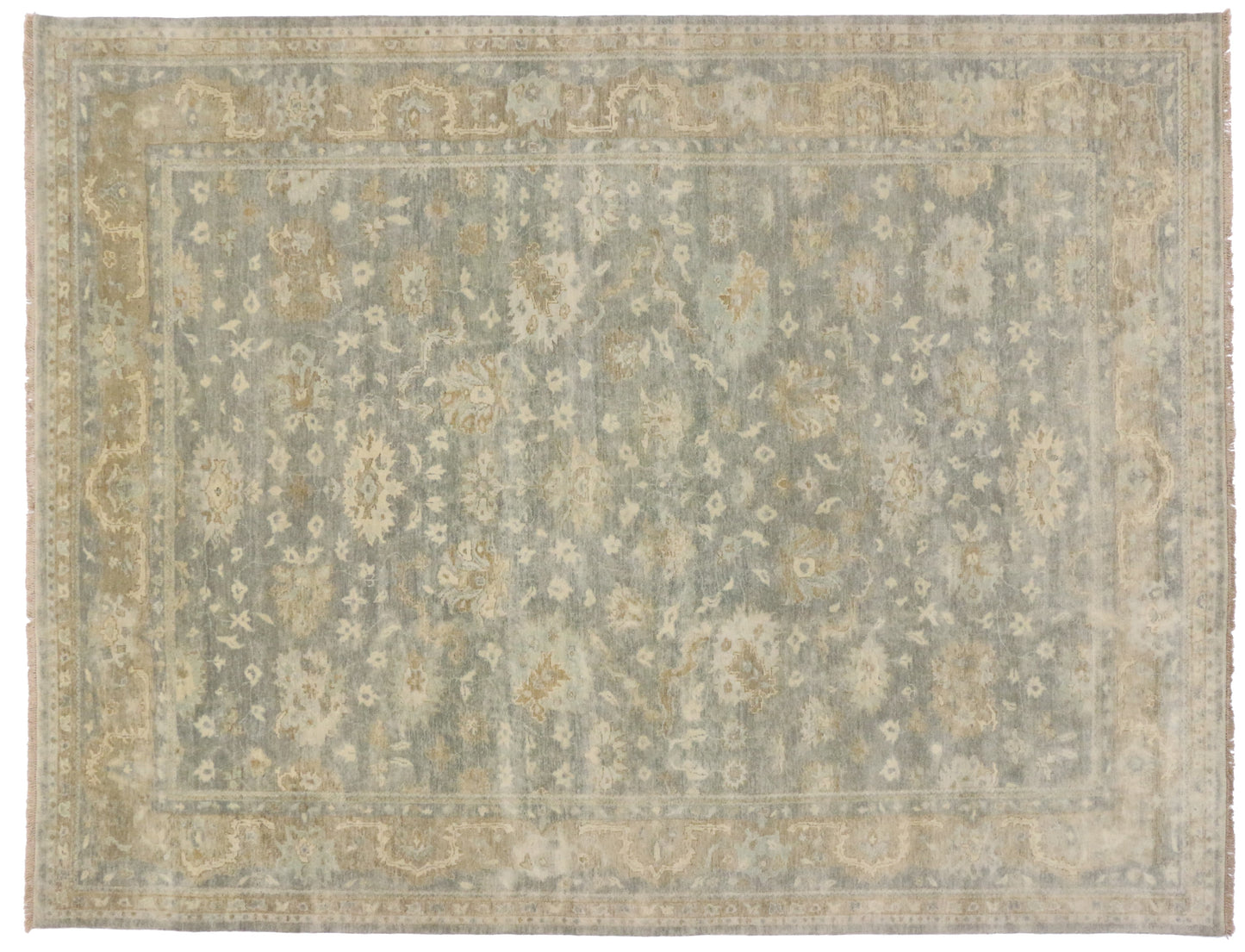 9 x 12 Antique Oushak Rug 30033