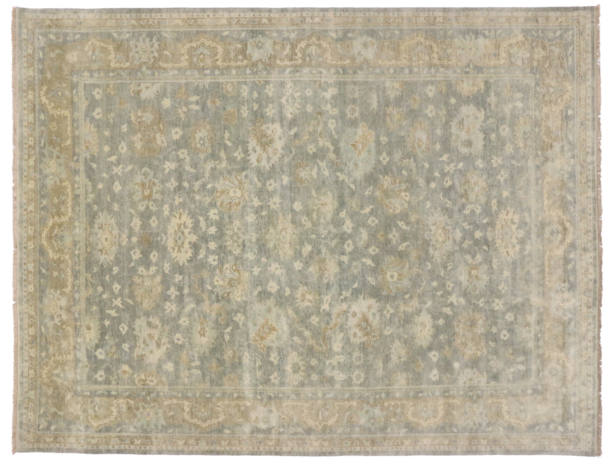 9 x 12 Antique Oushak Rug 30033