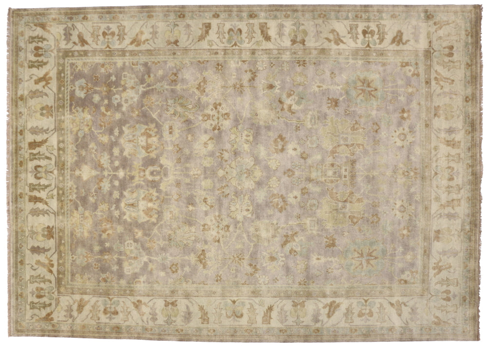 10 x 14 Transitional Classic Oushak Rug 30041