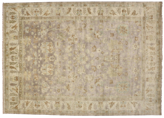 10 x 14 Transitional Classic Oushak Rug 30041