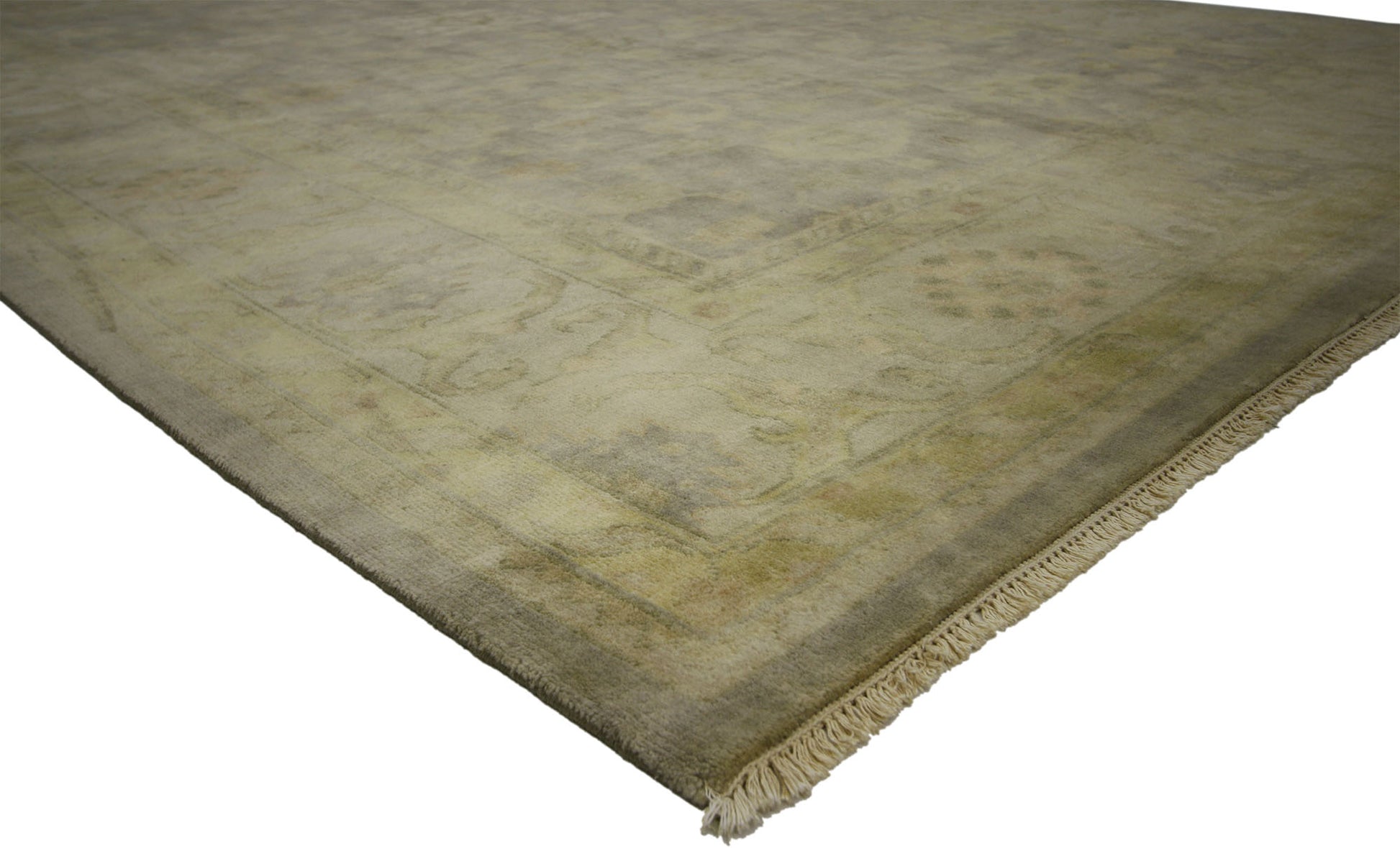 9 x 12 Transitional Classic Oushak Rug 30042