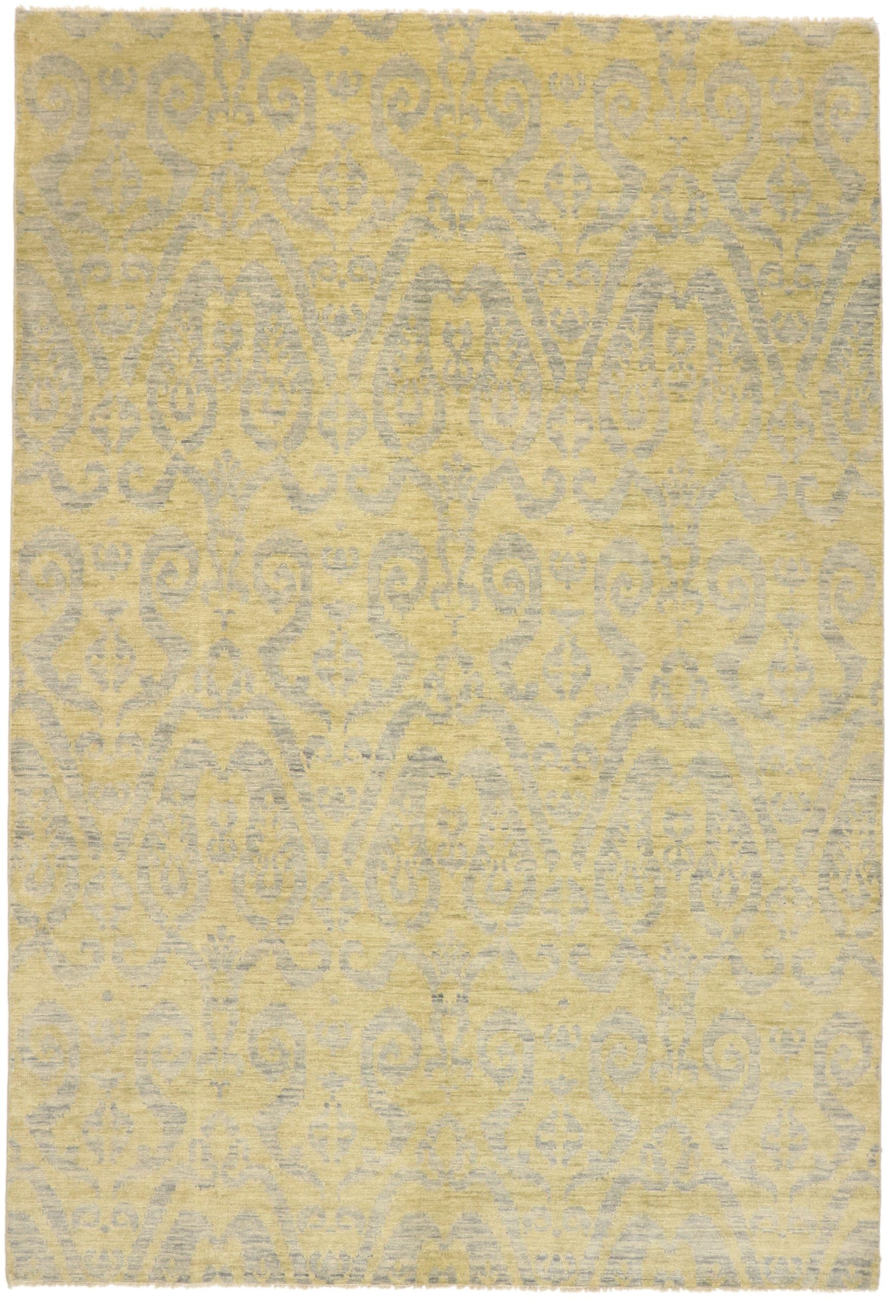 10 x 14 Transitional Ikat Area Rug 30084