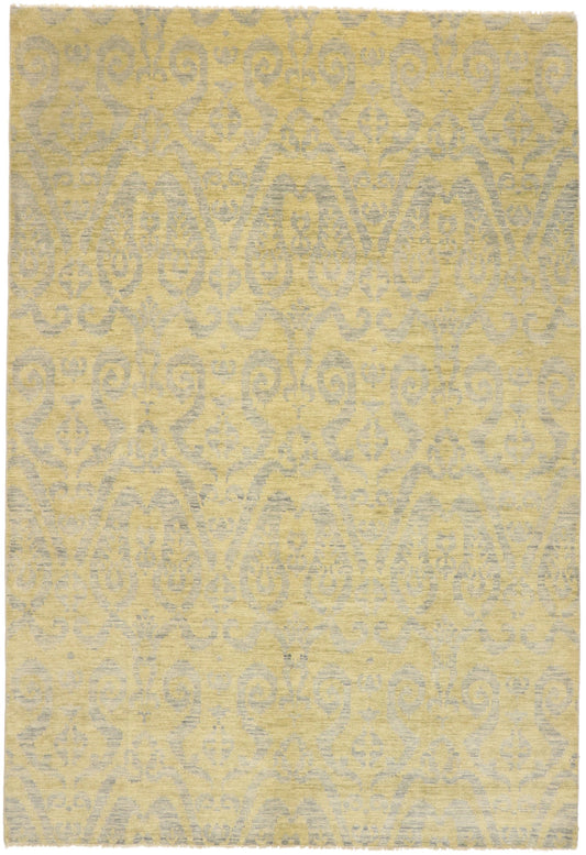 10 x 14 Transitional Ikat Area Rug 30084