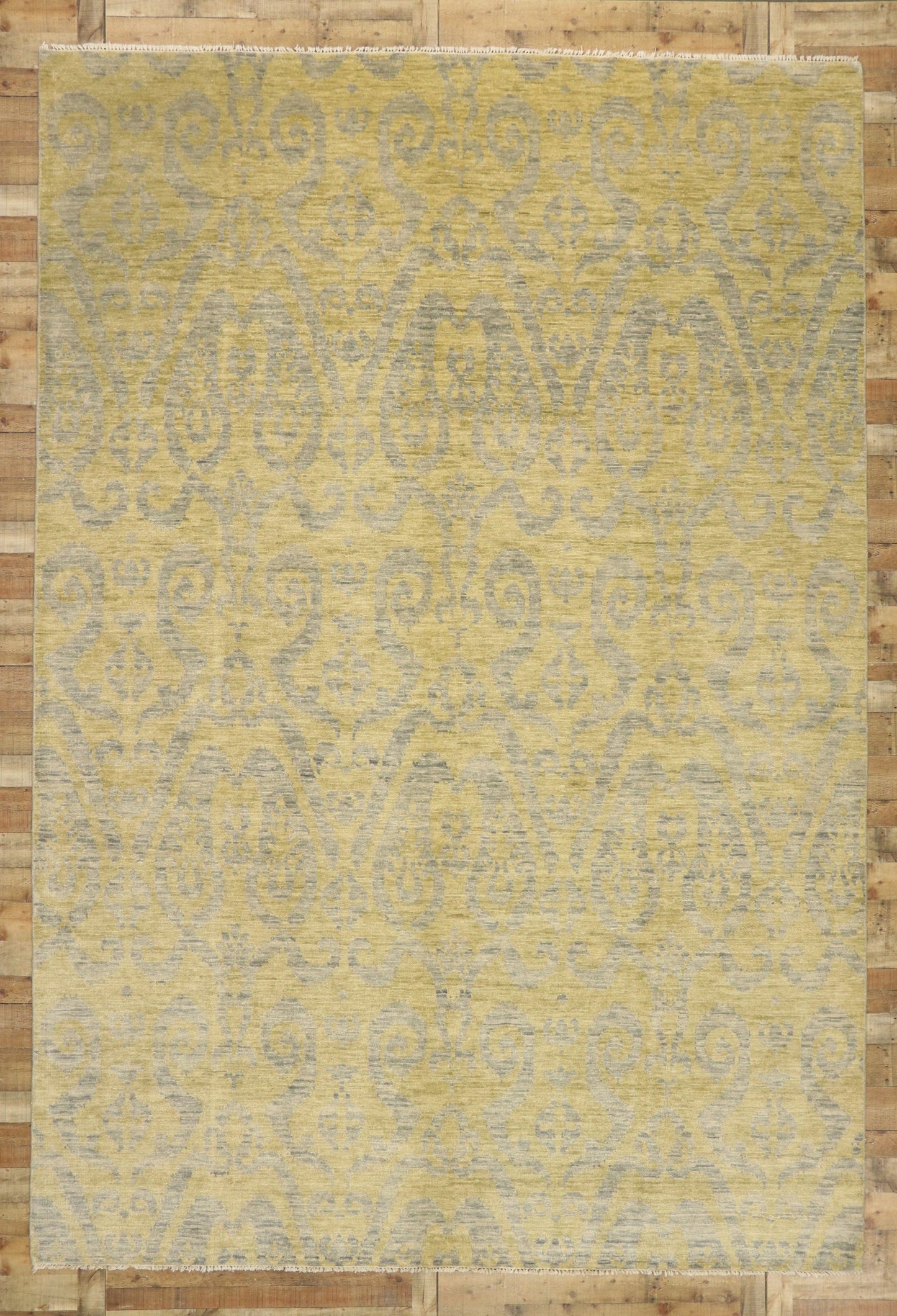 10 x 14 Transitional Ikat Area Rug 30084