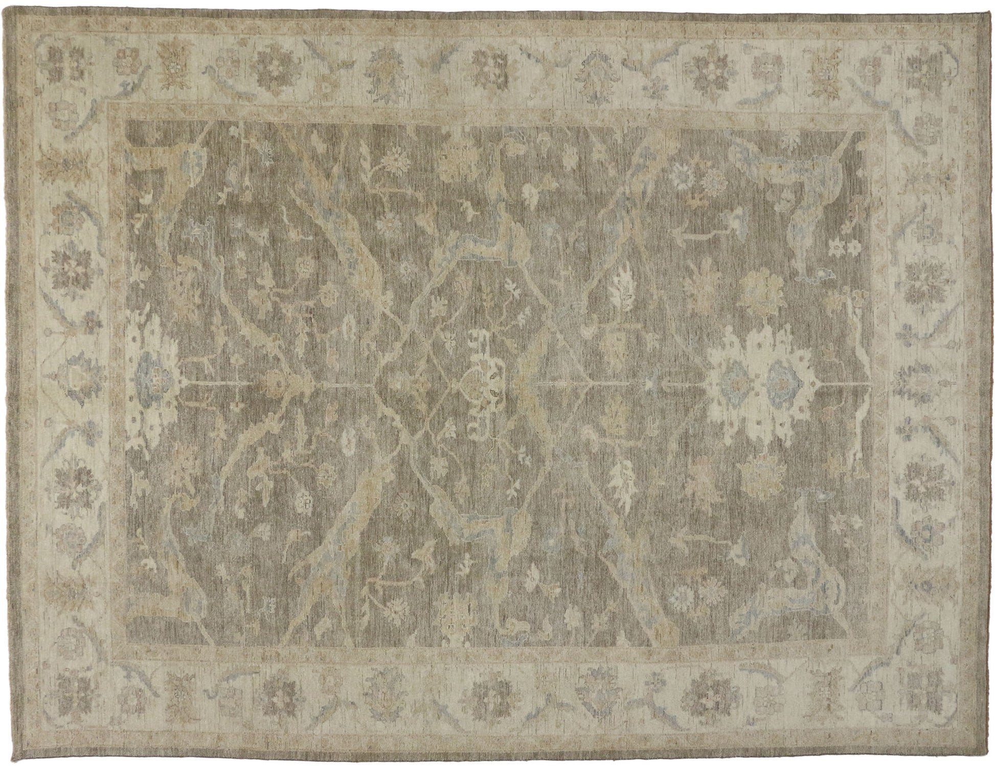 10 x 14 Modern Oushak Rug 30107