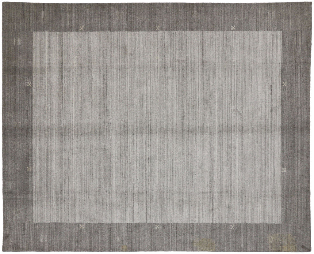 8 x 10 Modern Gray Gabbeh Rug 30134