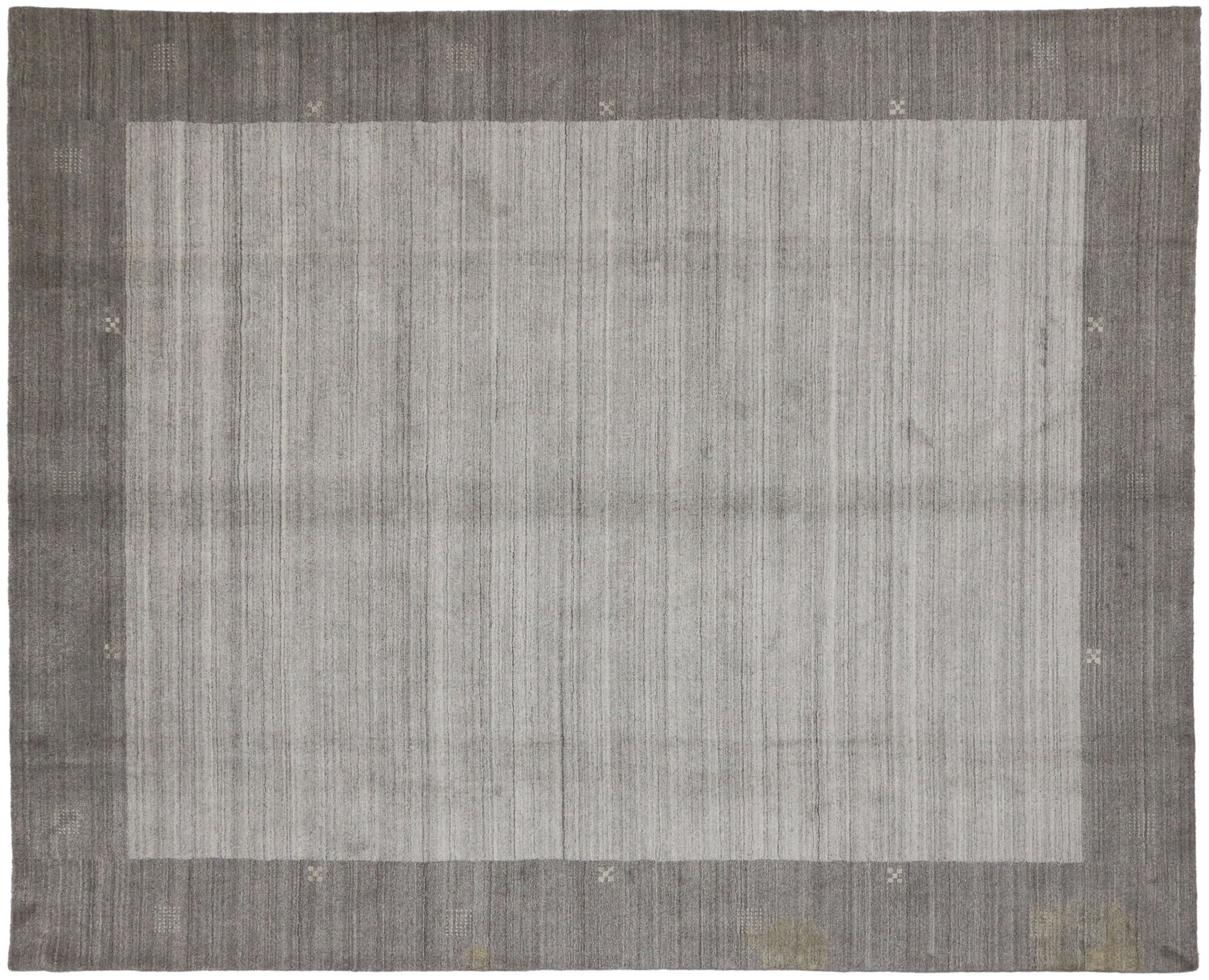 8 x 10 Modern Gray Gabbeh Rug 30134