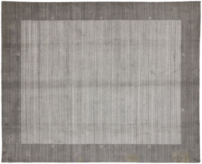 8 x 10 Modern Gray Gabbeh Rug 30134