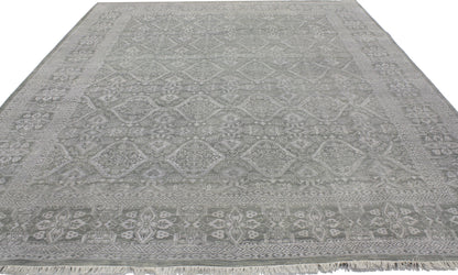 9 x 11 Gray Transitional Area Rug 30152