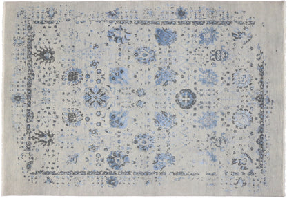 10 x 14 Contemporary Erased Rug 30156