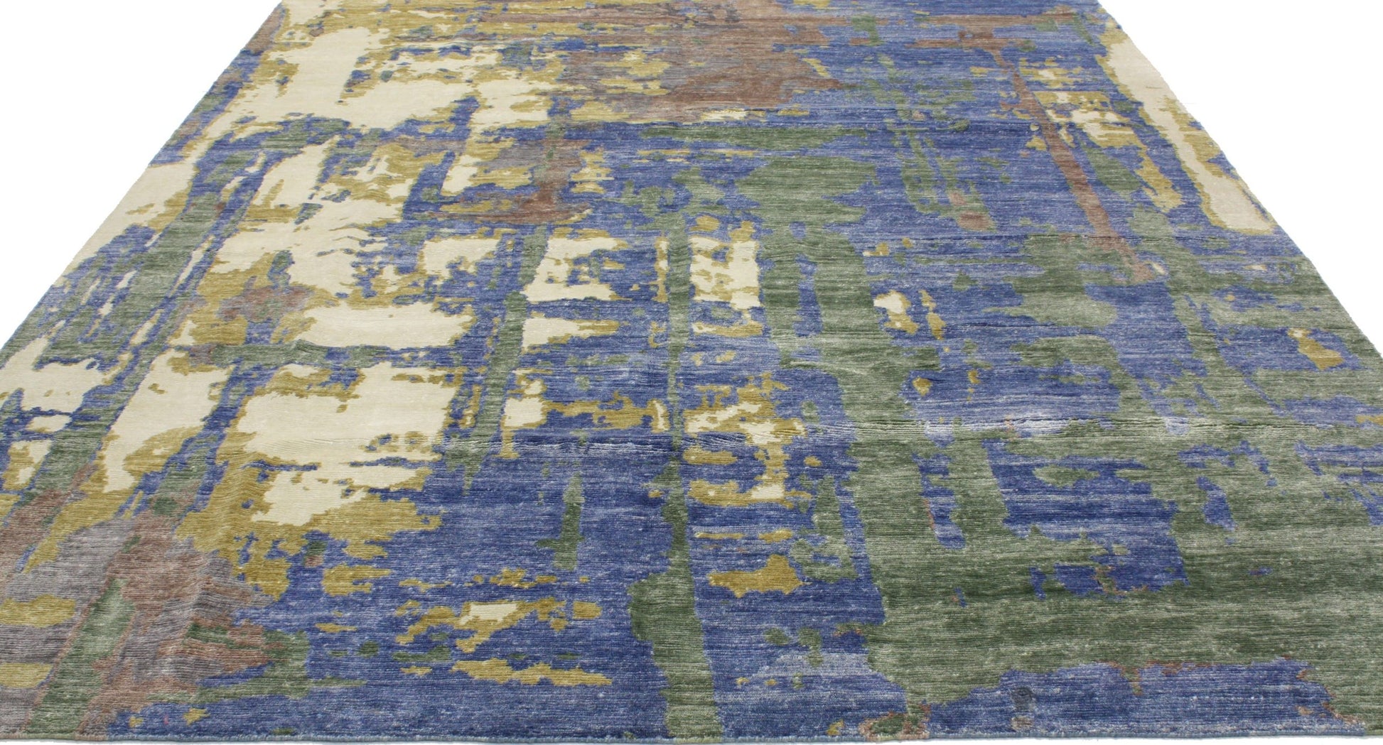 8 x 10 Contemporary Abstract Silk Rug 30159