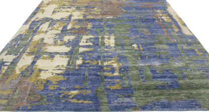 8 x 10 Contemporary Abstract Silk Rug 30159