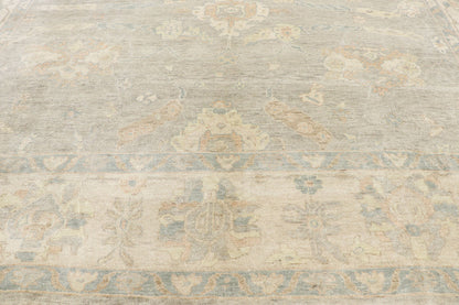 10 x 14 Contemporary Indian Oushak Rug 30166