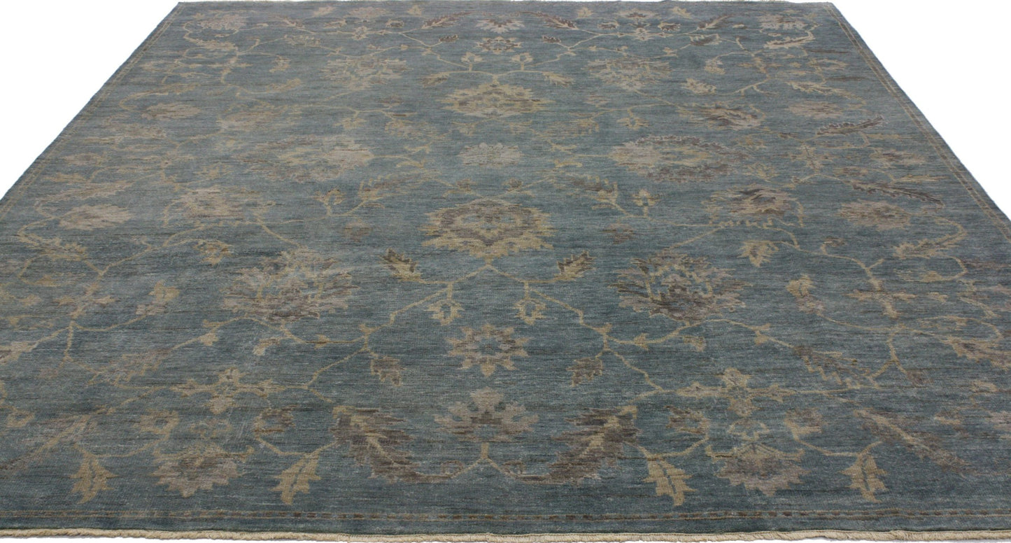8 x 10 Contemporary Indian Oushak Rug 30170