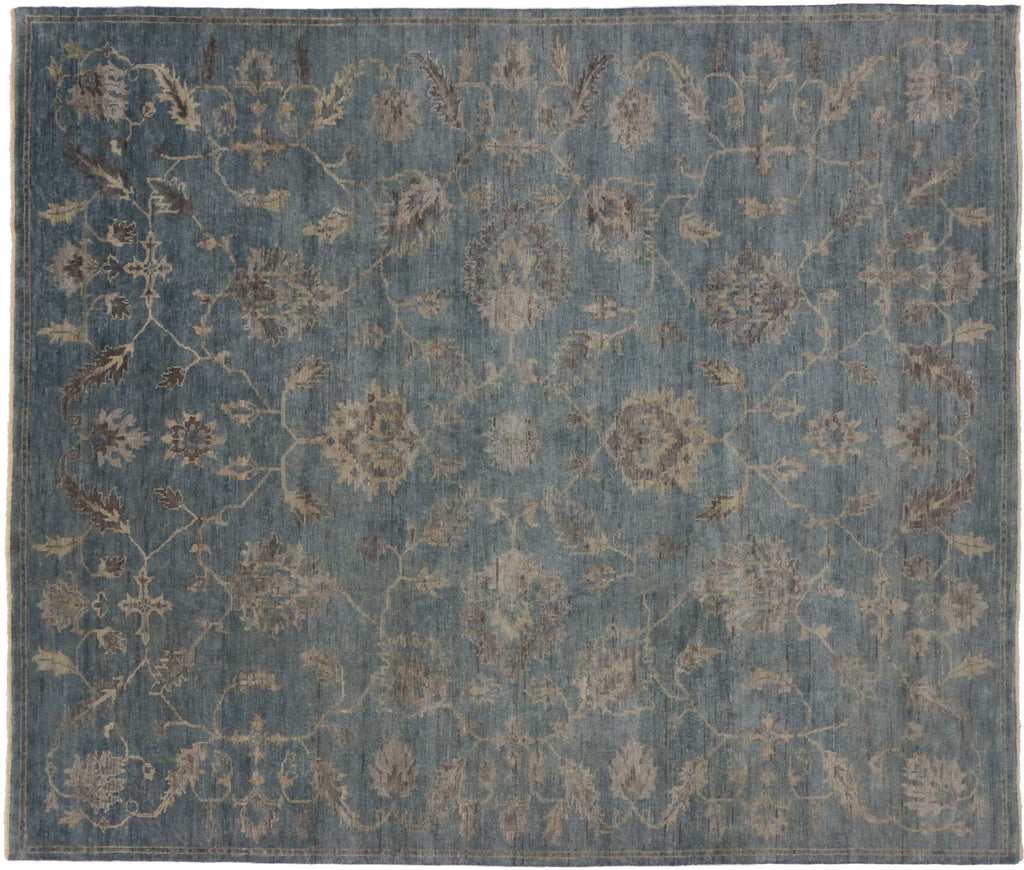 8 x 10 Contemporary Indian Oushak Rug 30170