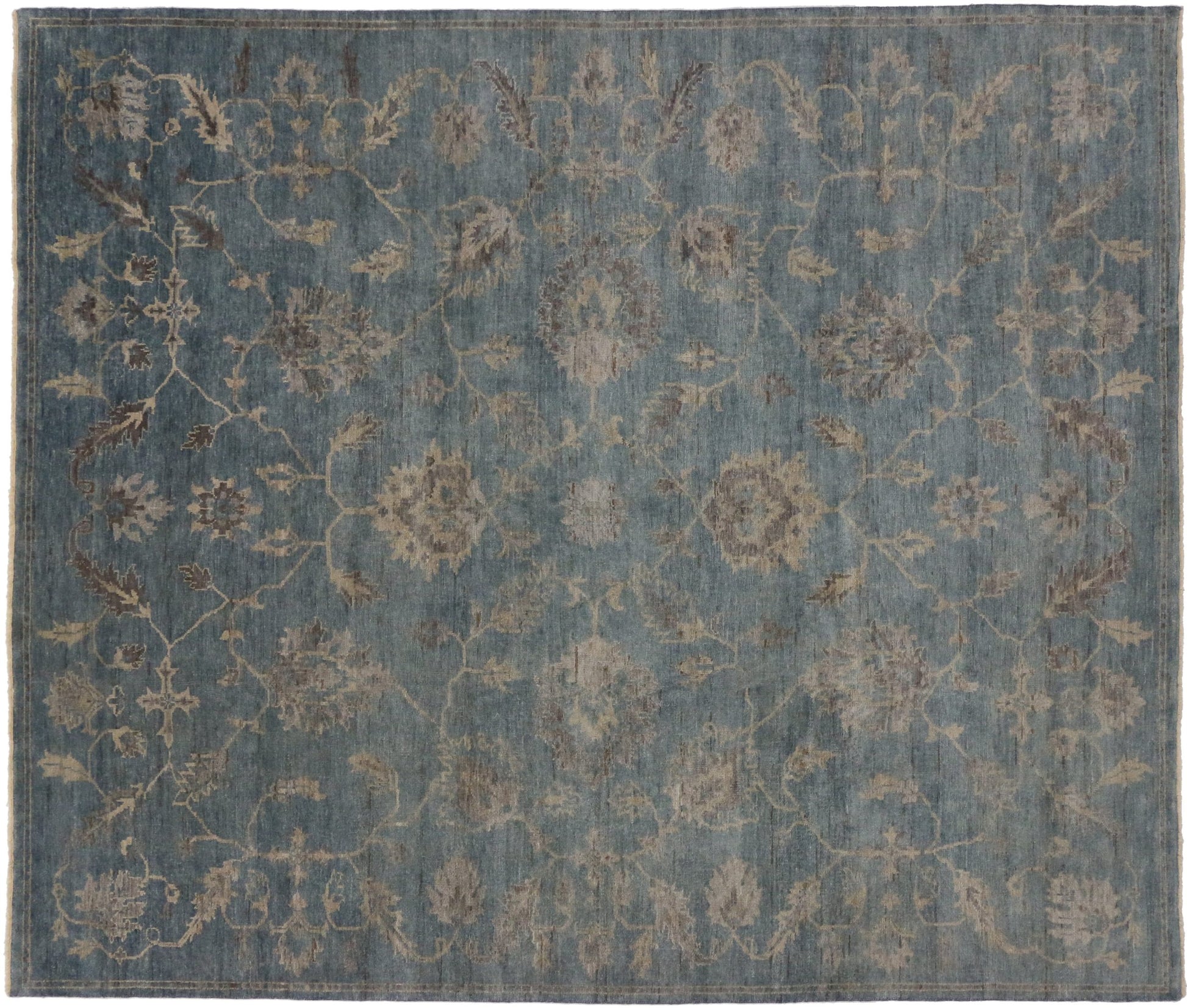 8 x 10 Contemporary Indian Oushak Rug 30170
