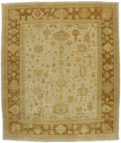12 x 15 Vintage-Inspired Oushak Rug 30175