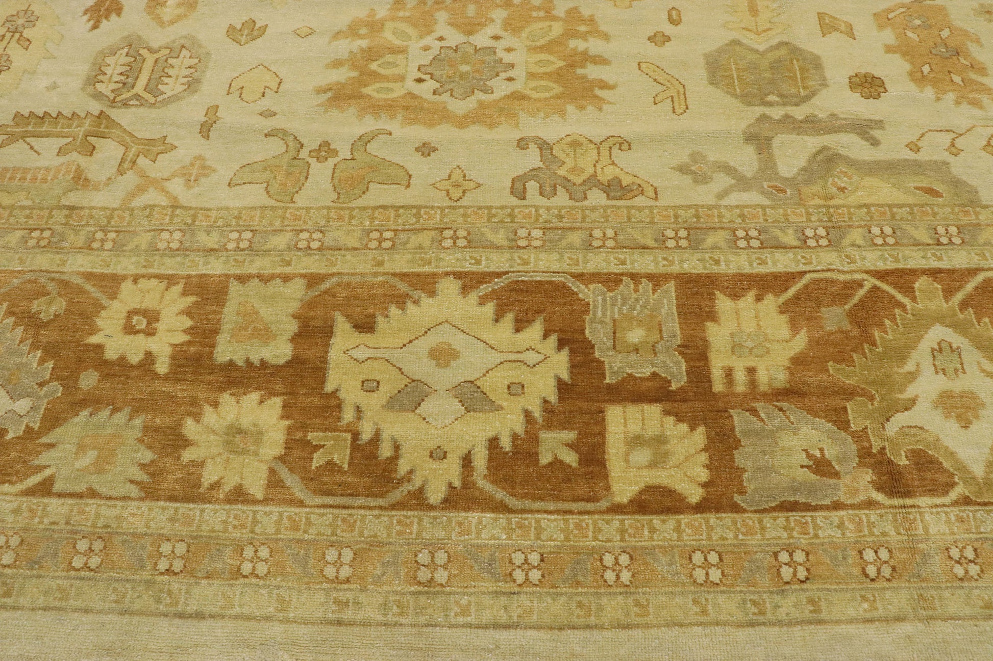 12 x 15 Vintage-Inspired Oushak Rug 30175