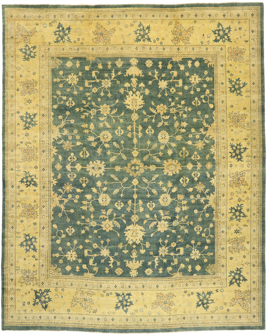 14 x 18 Vintage-Inspired Oushak Rug 30181