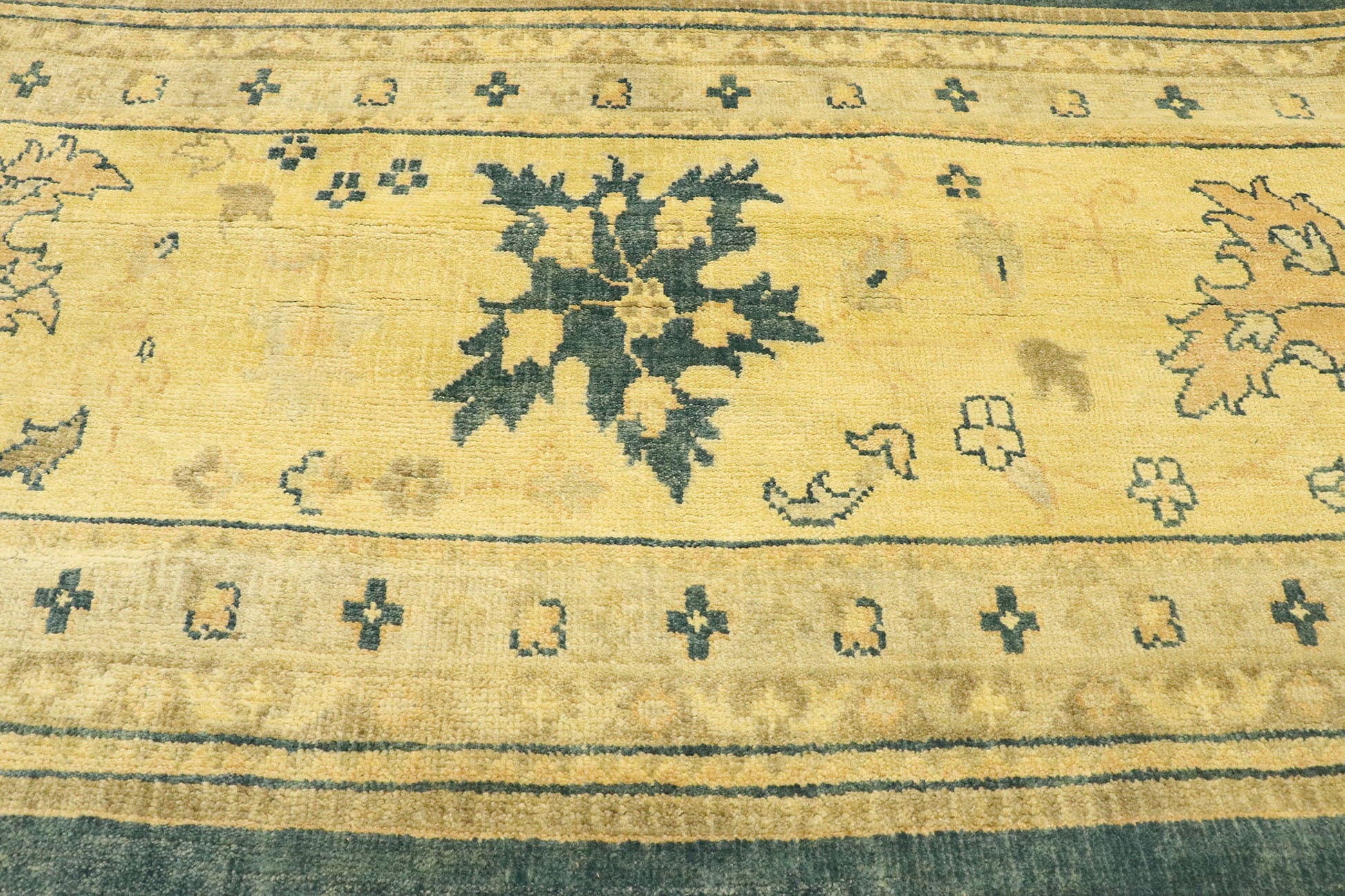 14 x 18 Vintage-Inspired Oushak Rug 30181