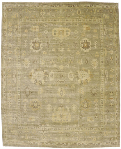 12 x 15 Vintage-Inspired Oushak Rug 30183