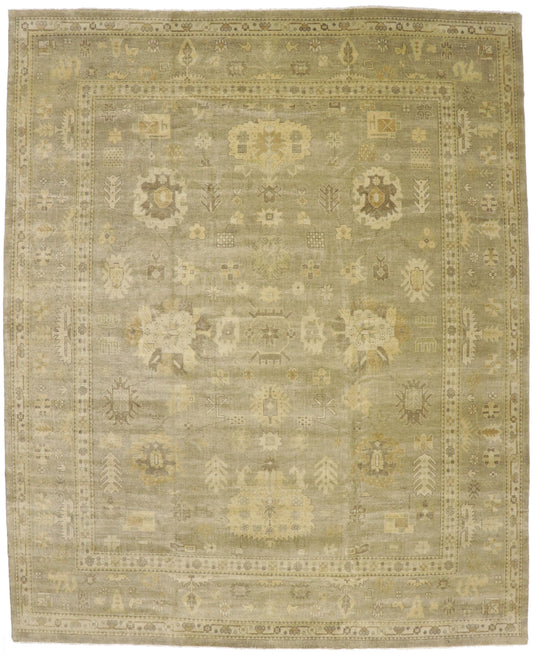 12 x 15 Vintage-Inspired Oushak Rug 30183