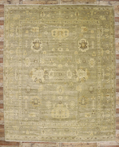 12 x 15 Vintage-Inspired Oushak Rug 30183