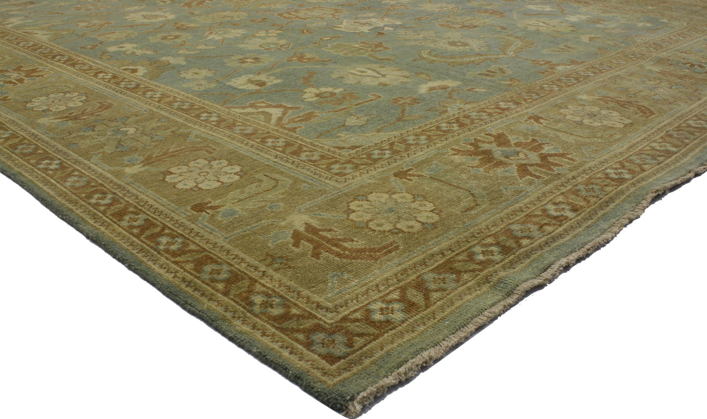9 x 13 Vintage-Inspired Oushak Rug 30186