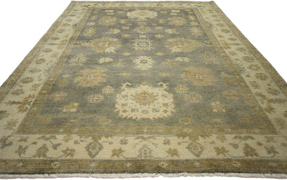 6 x 9 Vintage-Inspired Oushak Rug 30190