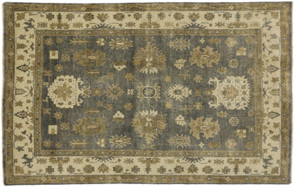 6 x 9 Vintage-Inspired Oushak Rug 30191