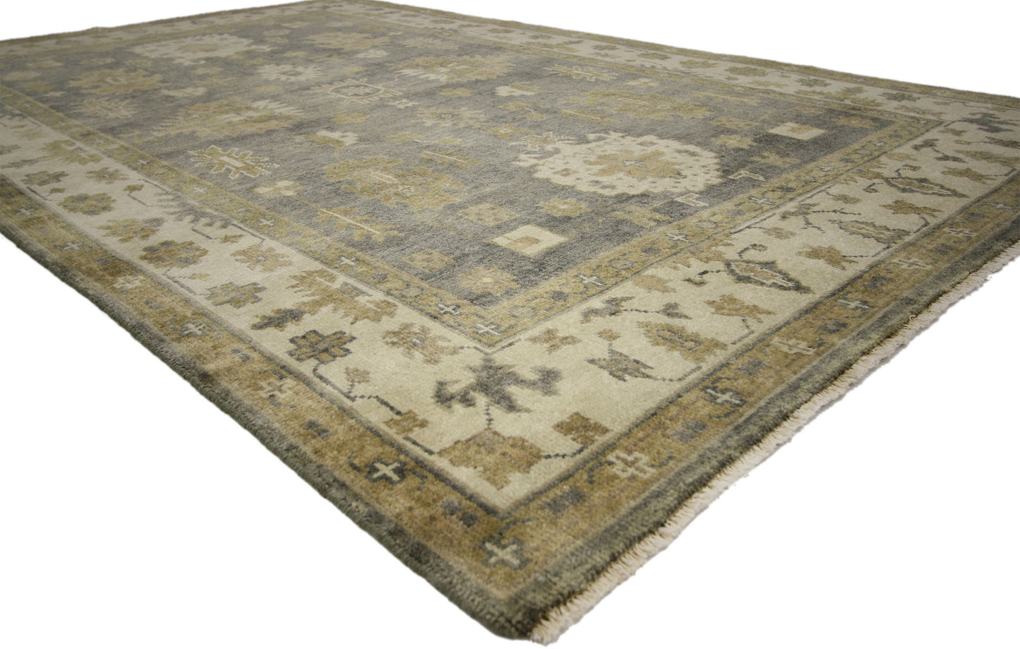 6 x 9 Vintage-Inspired Oushak Rug 30191