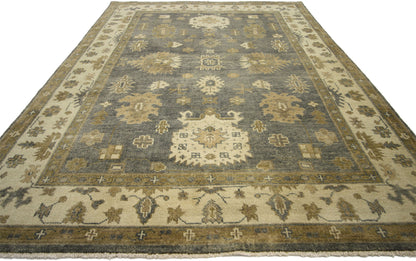6 x 9 Vintage-Inspired Oushak Rug 30191