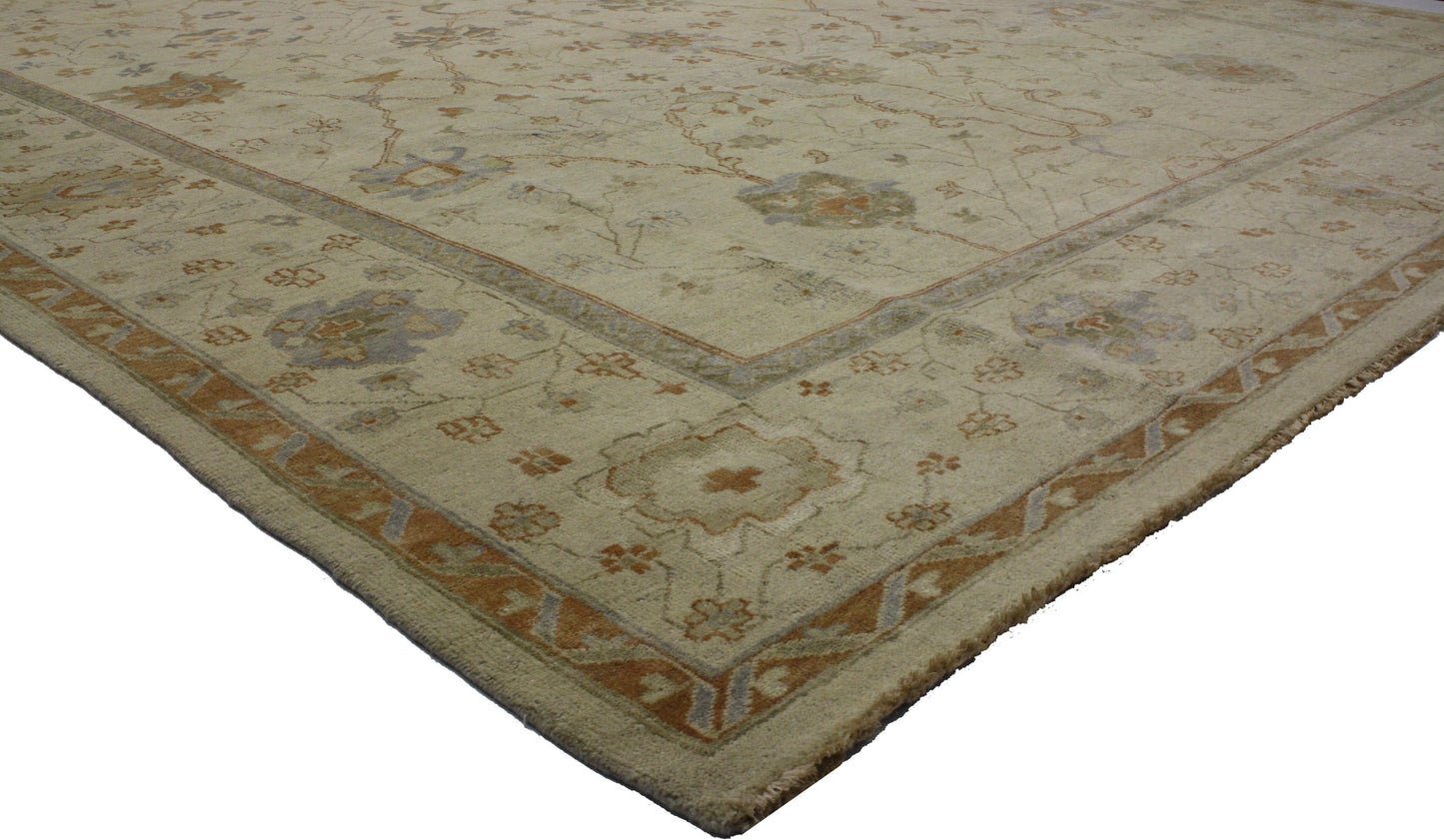 10 x 14 Antique Oushak Rug 30198