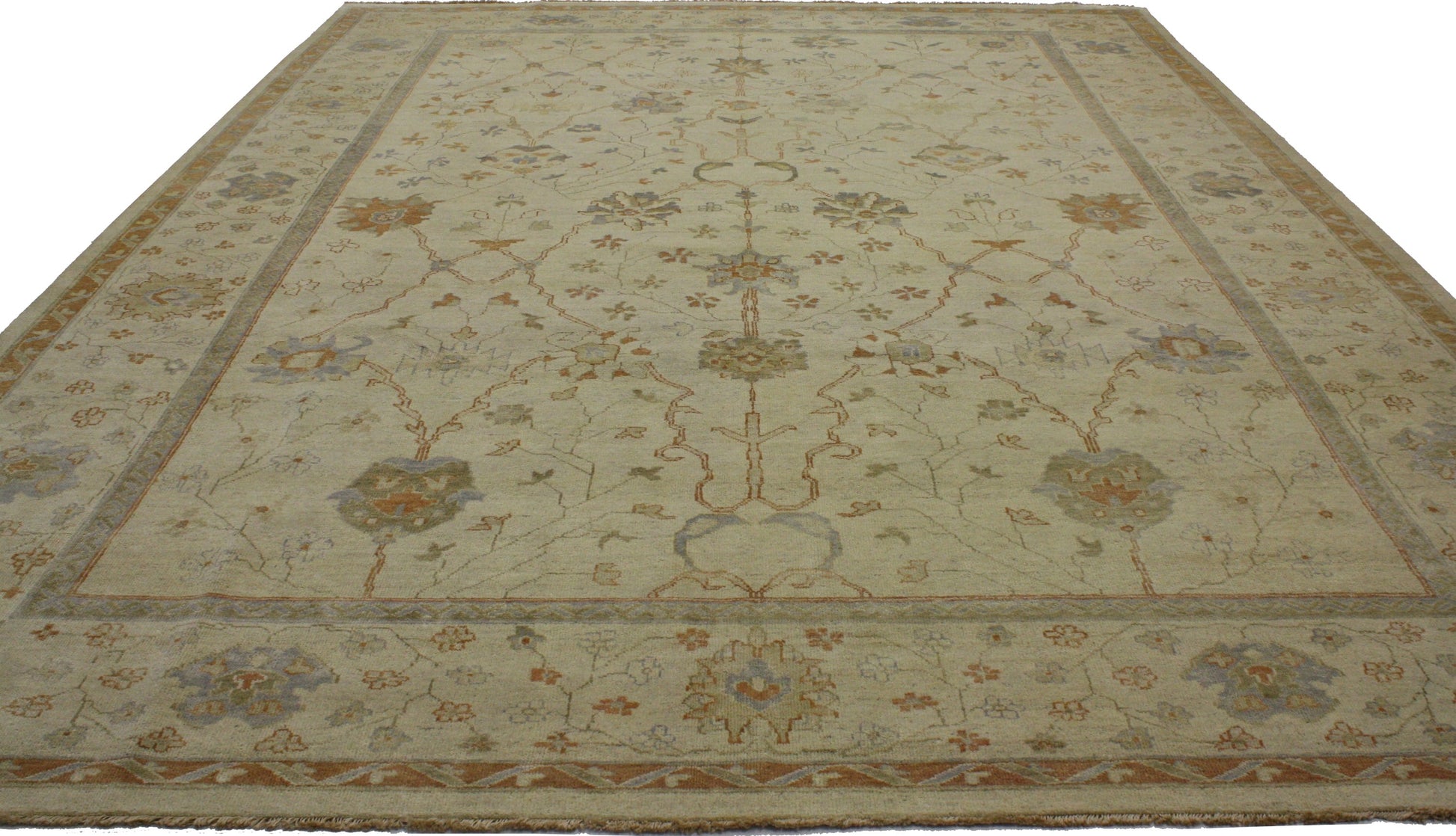 10 x 14 Antique Oushak Rug 30198