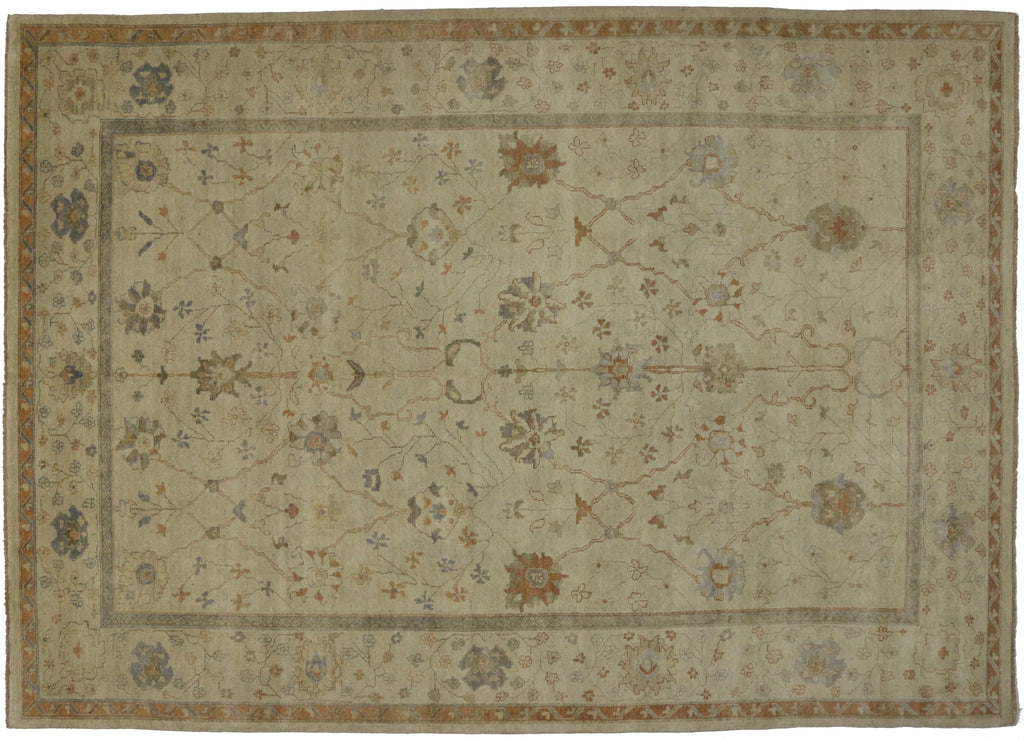 10 x 14 Antique Oushak Rug 30198