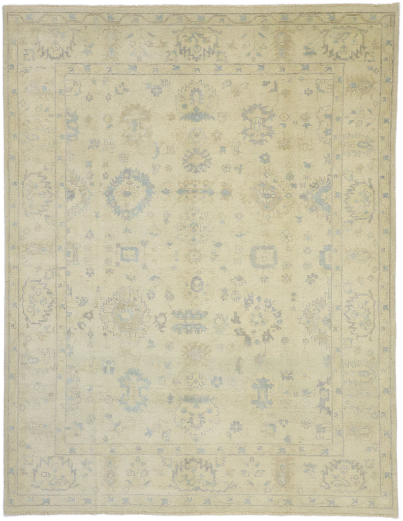 8 x 10 Vintage-Inspired Oushak Rug 30201