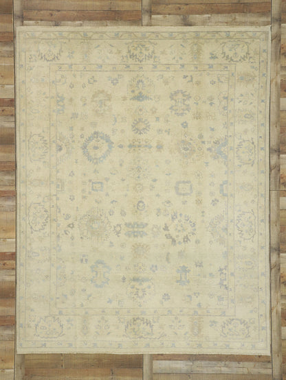 8 x 10 Vintage-Inspired Oushak Rug 30201
